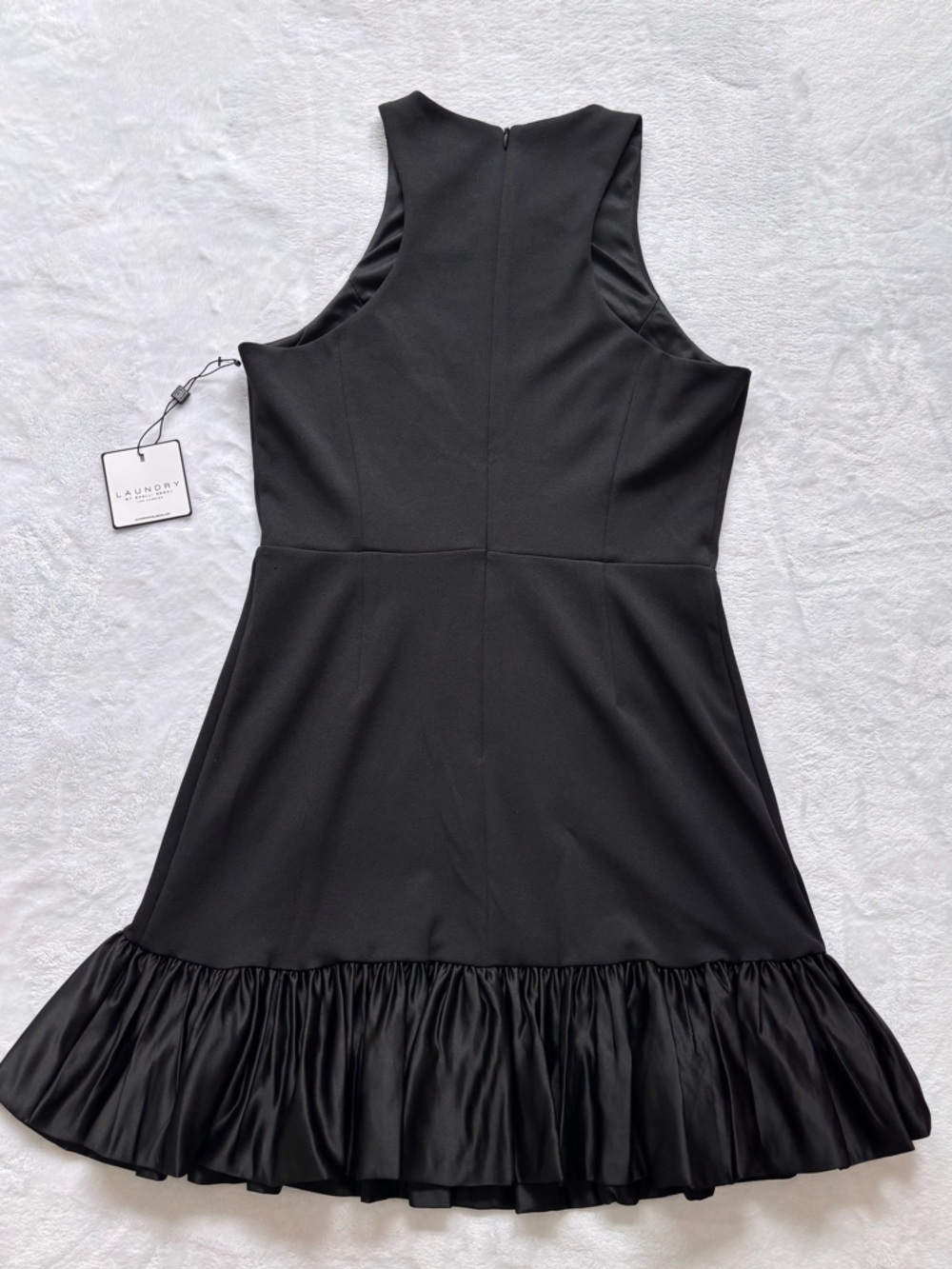 LAUNDRY by Shelli Segal Coco Fit & Flare Sleeveless Black Mini Dress--NWT--4 - Picture 7 of 15